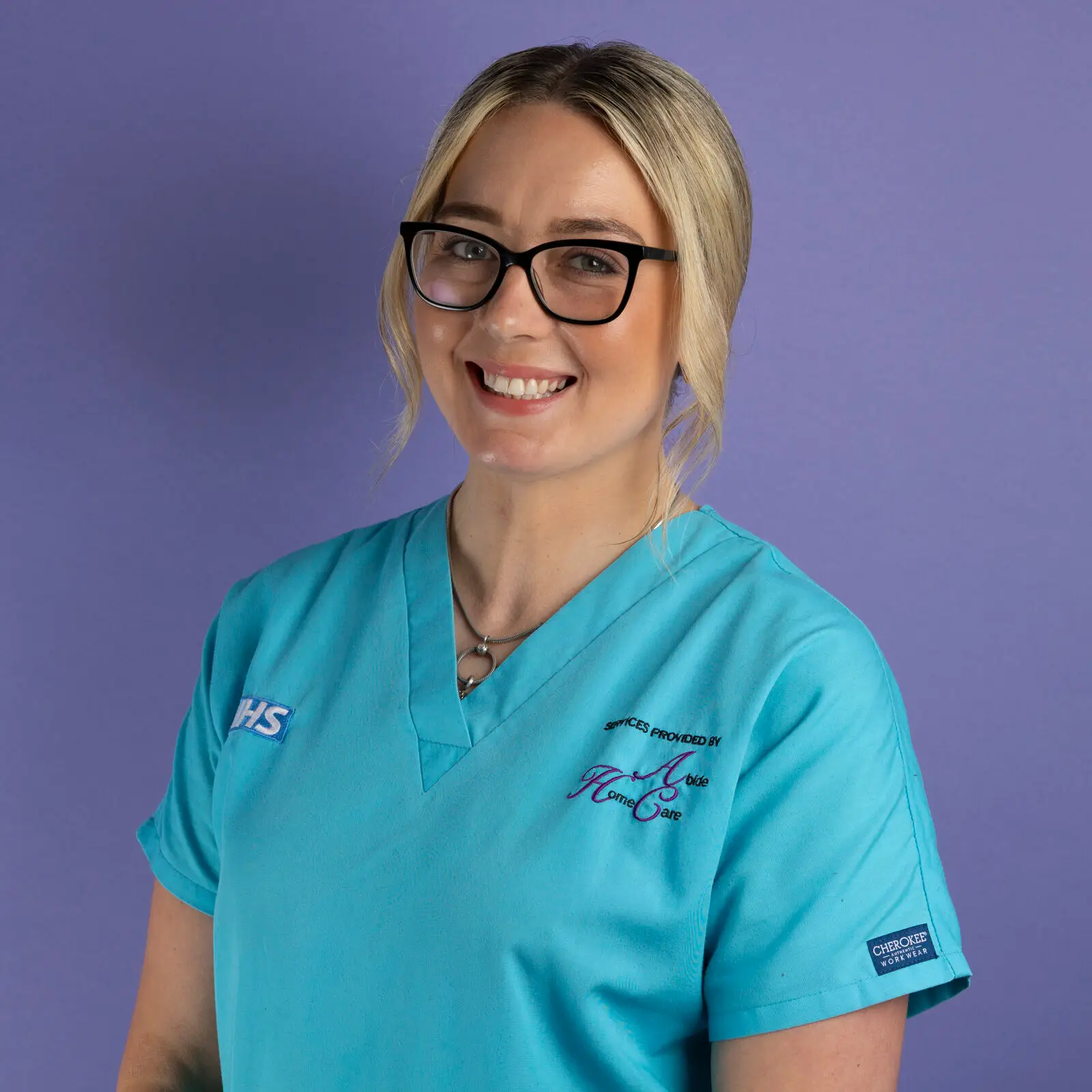 Portrait of Jade, Registered Manager at Abide Home Care.